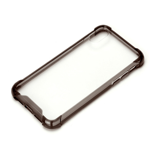 PGA iPhone X用ハイブリッドタフケース クリアブラック PG-17XPT14BK-イメージ1