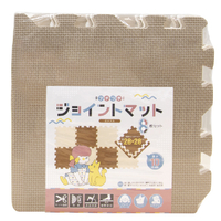 梶原産業 フチつきジョイントマット 8枚組 キャメル ﾌﾁﾂｷｼﾞﾖｲﾝﾄﾏﾂﾄ8ﾏｲｸﾐｷﾔﾒﾙ