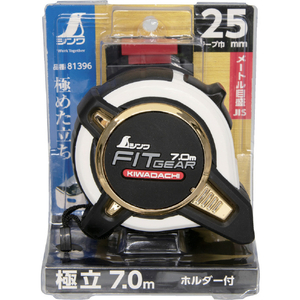 シンワ測定 コンベックス　フィットギア極立　２５－７．０ｍ　ホルダー付　ＪＩＳ 81396-イメージ2