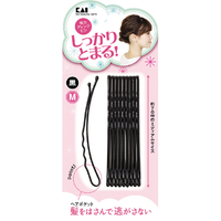 貝印 強力アレンジピンM ブラック KQ3121ｷﾖｳﾘﾖｸｱﾚﾝｼﾞﾋﾟﾝMBK