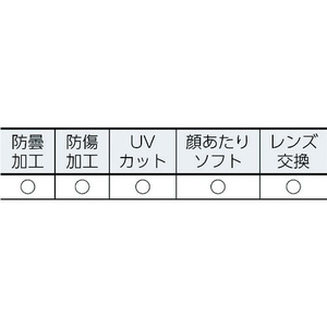 uvex オーバーグラス型 保護メガネ FC209FC-4228839-イメージ2