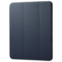エレコム 13インチiPad Air(M3/M2) フラップケース 衝撃吸収 Pencil収納 スリープ対応 ネイビー TB-A25XSANV