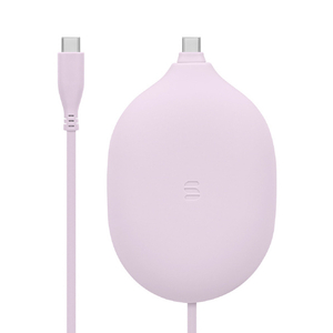 オウルテック Soft C to Ccarryケーブル 2m パープル OWL-CBS3CC-SFT20-PU-イメージ1