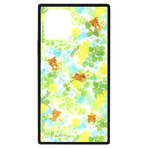 PGA iPhone 11 Pro用ガラスハイブリッドケース リラックマ/リラックマスタイル(フラワー) YY03102-イメージ1