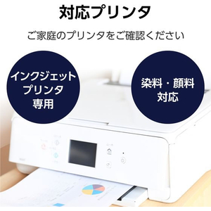 エレコム ラベルシール フォト光沢紙 A4 24面 白 FC872SG-EDT-TWGK24R-イメージ6