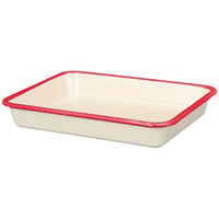 富士ホーロー ビームス ホーローバット LL 15取 ニューレッド BM-LL・NR FC762KY-0237310