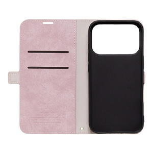 NATURAL　design iPhone17 Pro用 手帳型ケース STYLE NATURAL ライラック IP25-63P-VS11-イメージ3