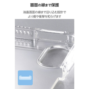 エレコム 13インチiPad Air(M3/M2)用ソフトクリアケース 軽量 クリア TB-A25XUCCR-イメージ6