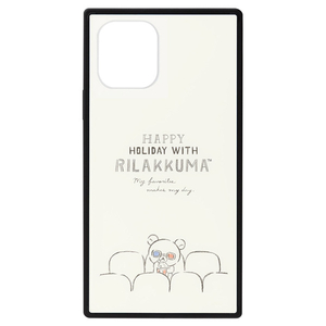 PGA iPhone 11 Pro用ガラスハイブリッドケース リラックマ/リラックマスタイル(ムービー) YY03103-イメージ1