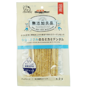 ドギーマンハヤシ 無添加良品 牛皮とささみのカミカミデンタル 50g ｷﾞﾕｳﾋﾄｻｻﾐｶﾐｶﾐﾃﾞﾝﾀﾙ50G-イメージ1