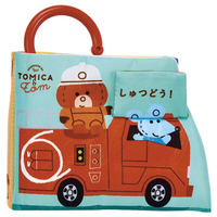 タカラトミー トミカとトム めくってパリパリいないいないばあ布えほん ﾒｸﾂﾃﾊﾟﾘﾊﾟﾘﾇﾉｴﾎﾝﾄﾐｶﾄﾄﾑ