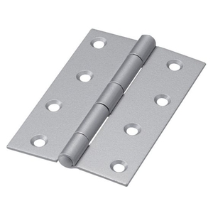 トラスコ中山 TRUSCO スチール製厚口蝶番 シルバー塗装仕上 全長102mm 4個 FC102EP-2337142-イメージ1