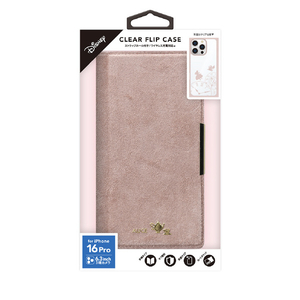 PGA iPhone 16 Pro用クリアフリップケース アリス PG-D24BCF02ALC-イメージ1