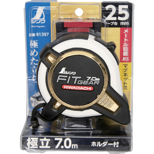 シンワ測定 コンベックス　フィットギア極立　２５－７．０ｍマグ爪ホルダー付ＪＩＳ 81397-イメージ2