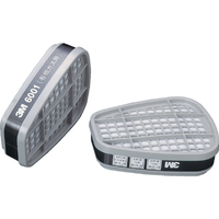３Ｍ 防毒マスク用吸収缶　６００１　２個入り 6001