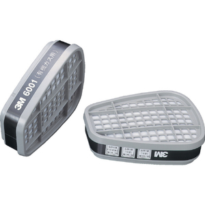 ３Ｍ 防毒マスク用吸収缶　６００１　２個入り 6001-イメージ1
