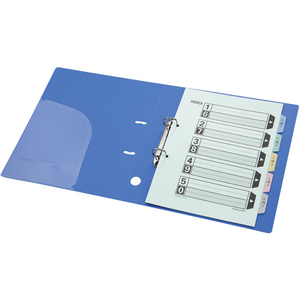 コクヨ カラー仕切カード(ファイル用) B5ヨコ 5山 2穴 10組 F805512-ｼｷ-66-イメージ2