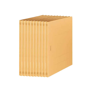 ライオン事務器 フラットファイル〈環境〉A4タテ 黄 10冊 F817530-10362A517K-イメージ1