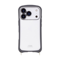 NATURAL　design iPhone17 Pro用 背面型ケース I．COLOR チャコール IP25-63P-ICSH01