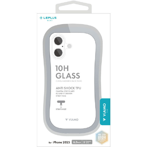 MSソリューションズ iPhone 17用耐傷・耐衝撃ハイブリッドケース 「ViAMO freely」 ライトグレー LN-IM25VMFLGY-イメージ1