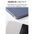 エレコム 13インチiPad Air(M3/M2) フラップケース 薄型軽量 背面クリア 2アングル ブルーグレー TB-A25XWVBG-イメージ6