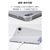 エレコム 13インチiPad Air(M3/M2) フラップケース 薄型軽量 背面クリア 2アングル ブルーグレー TB-A25XWVBG-イメージ8