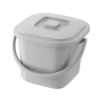 リス ベルク 角バケツ 10KB 本体 ライトグレー FC882LE-1961530