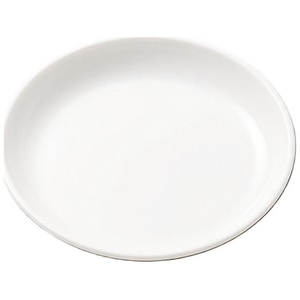 エンテック ポリプロ 給食皿 白色 14cm FC59705-イメージ1