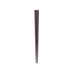 曙産業 ダブルエンボス食事箸 茶19cm FC63583-PM-328-イメージ1