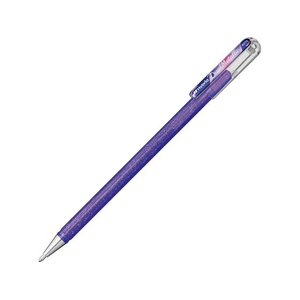 ぺんてる デュアルメタリック 1.0mm ライトバイオレット+メタリックレッド&BL FCE377U-K110-DMV-イメージ1