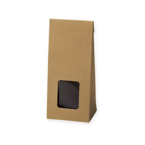 クラフトギフトBOX 窓付角底S 10枚 FC421SF-006897931-イメージ1