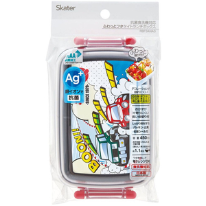 スケーター 抗菌ふわっとタイトランチ チョロQ 450ml FC492PS-RBF3ANAG-イメージ3
