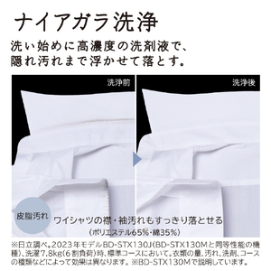 日立 【左開き】12．0kgドラム式洗濯乾燥機 ホワイト BD-SV120ML W-イメージ10