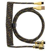 GRAPHT カスタムコイルケーブル USB TypeC-A パイソン TGR020-CA-BK