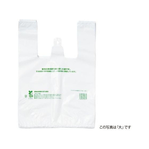 パックスタイル バイオマス弁当用 レジ袋30 小 乳白 100枚 FC257SH-00629745-イメージ2