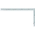 シンワ測定 曲尺_ホワイト厚手広巾30cm表裏同目8段目盛 FC883JK-8184156-イメージ1