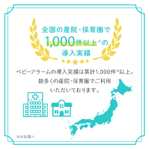 シースター 乳児用体動センサ ベビーアラーム E-204 ベビースマイル E-204-イメージ8