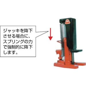 マサダ製作所 爪付オイルジャッキ 2TON 20(2.0)50(5.0)11350×65243 FC729HG-1098161-イメージ2