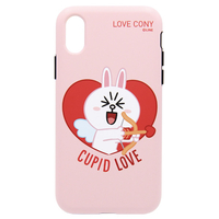 LINE FRIENDS iPhone XR用ケース DUAL GUARD CUPID LOVE コニーキューピッド KCL-DCL014