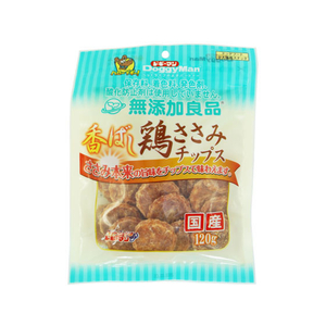 ドギーマン 無添加良品 香ばし鶏ささみチップス 120g FC05865-イメージ1