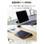 エレコム 13インチiPad Air(M3/M2) フラップケース 薄型軽量 背面クリア 2アングル ブラック TB-A25XWVBK-イメージ4