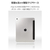 エレコム 13インチiPad Air(M3/M2) フラップケース 薄型軽量 背面クリア 2アングル ブラック TB-A25XWVBK-イメージ5