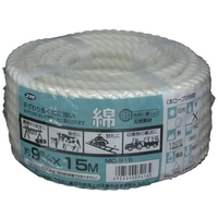 ユタカメイク ロープ 綿ロープ万能パック 9φ×15m FC166GM-4948718