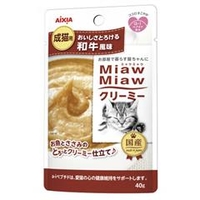 アイシア MiawMiawクリーミー 和牛風味 40g ﾐﾔｳﾐﾔｳｸﾘ-ﾐ-ﾜｷﾞﾕｳﾌｳﾐ40G