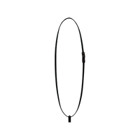 コクヨ 吊下ひも 黒 幅8mm×長さ約90cm 10個 FC02857-ﾅﾌ-L6ND