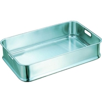 スギコ産業 18-8給食バット 手穴付 610×385×130 FC582KT-5006406