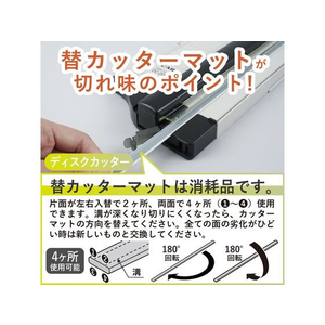 カール事務器 ディスクカッター・スリム A4サイズ 10枚裁断 FCU3407-DC-2000N-イメージ8