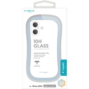 MSソリューションズ iPhone 17用耐傷・耐衝撃ハイブリッドケース 「ViAMO freely」 ライトブルー LN-IM25VMFLBL-イメージ1