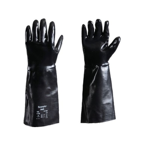 アンセル ヘルスケア ジャパン 耐薬品手袋 アルファテック 09-928 XLサイズ ブラックXL1.74527 FC392EU-8580704-イメージ1