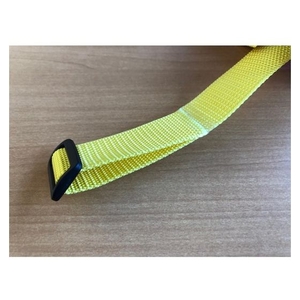 トラスコ中山 TRUSCO 平ベルト用金具 ベルト幅38mm 10個入 縦45×横24 10個ブラック384524 FC306FV-8552512-イメージ2